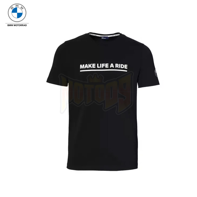 BMW 오토바이 의류 안전장비 용품 캐주얼 티셔츠 Make Life A Ride 남성용 2023 Black 76618536422